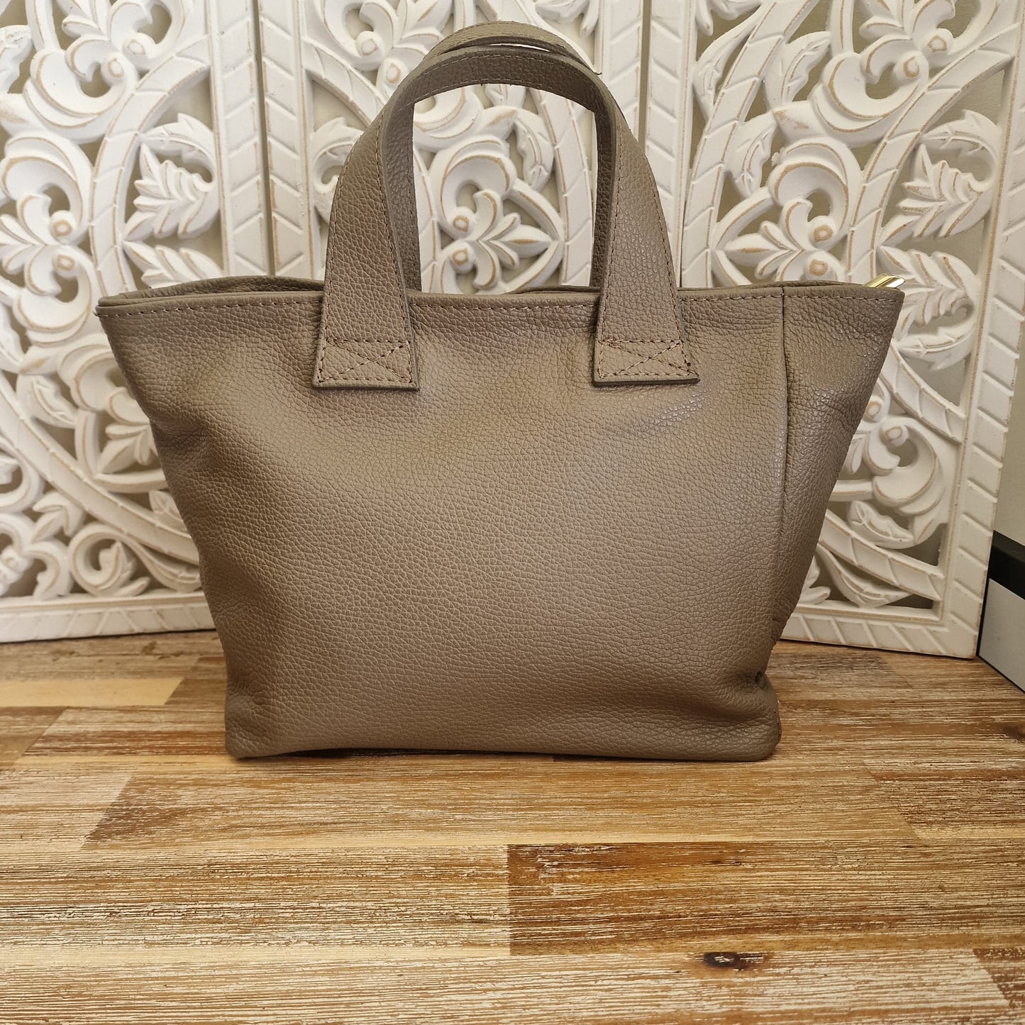 bolso piel personalizable nombre