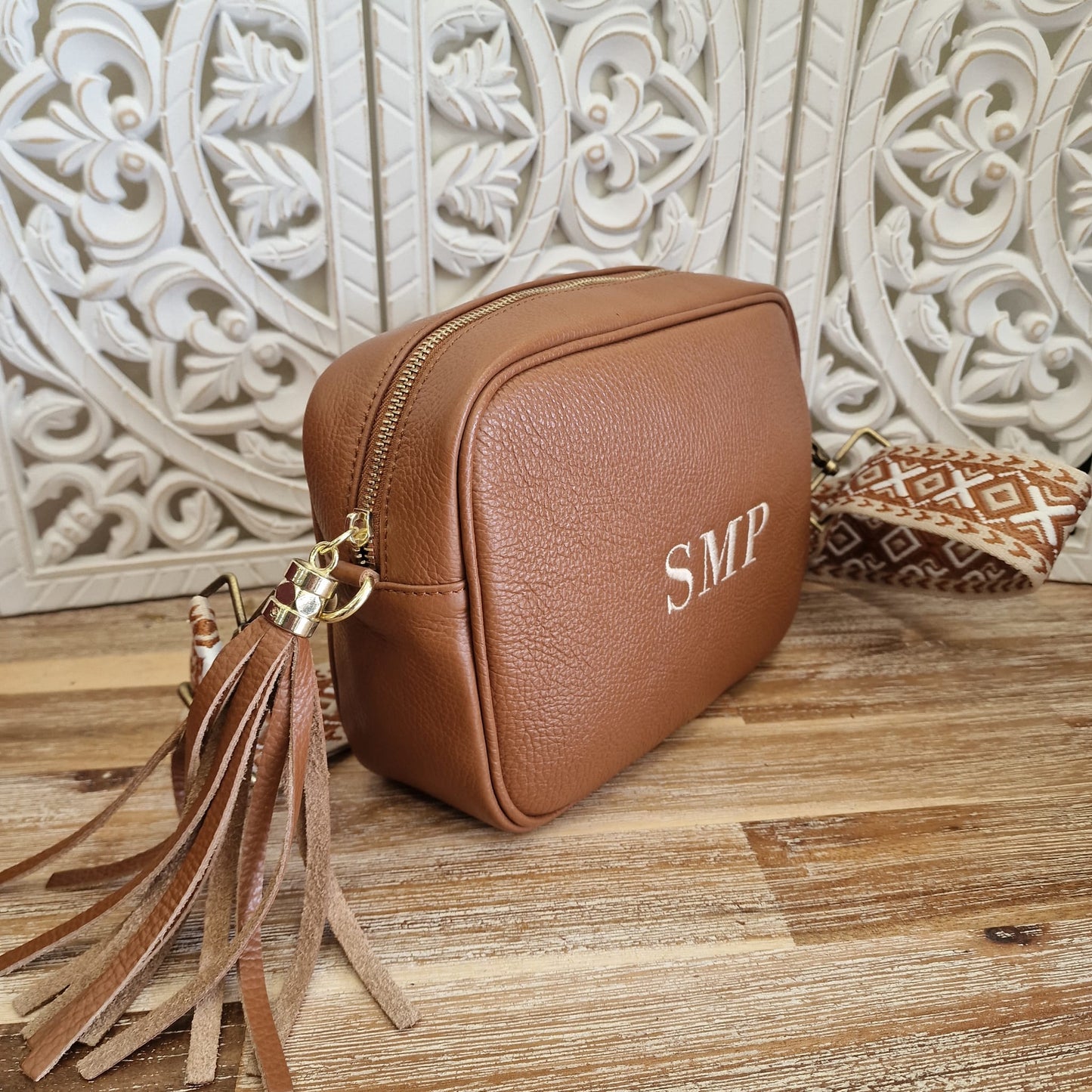 bolso personalizable iniciales nombre