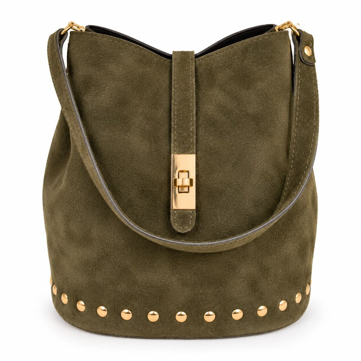 Bolso Siena de ante y tachuelas