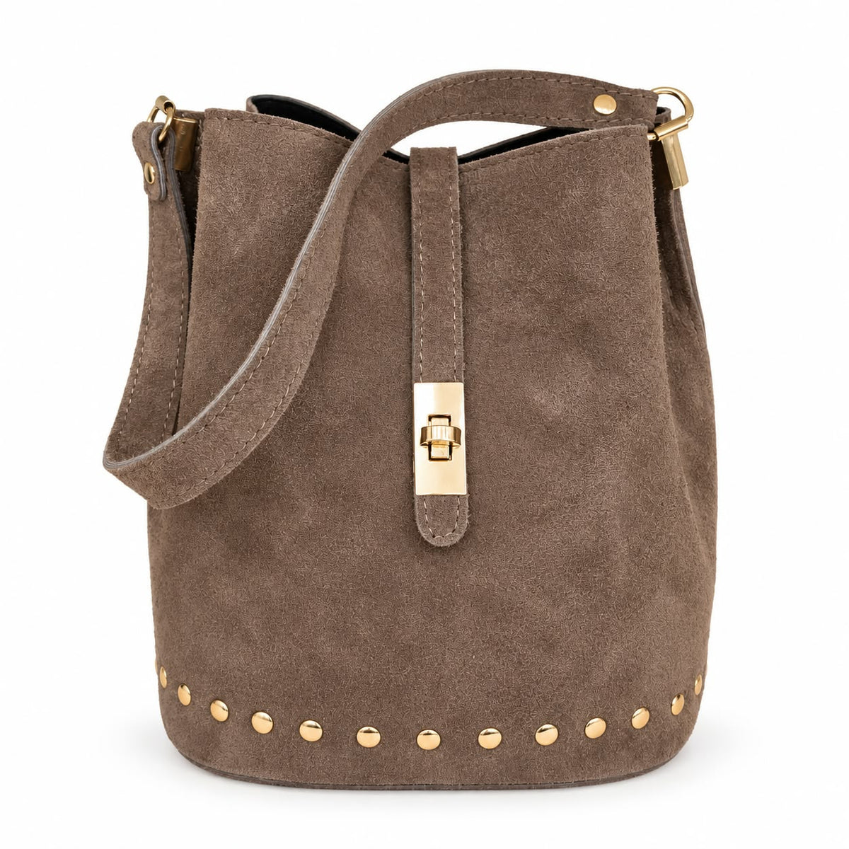 Bolso Siena de ante y tachuelas