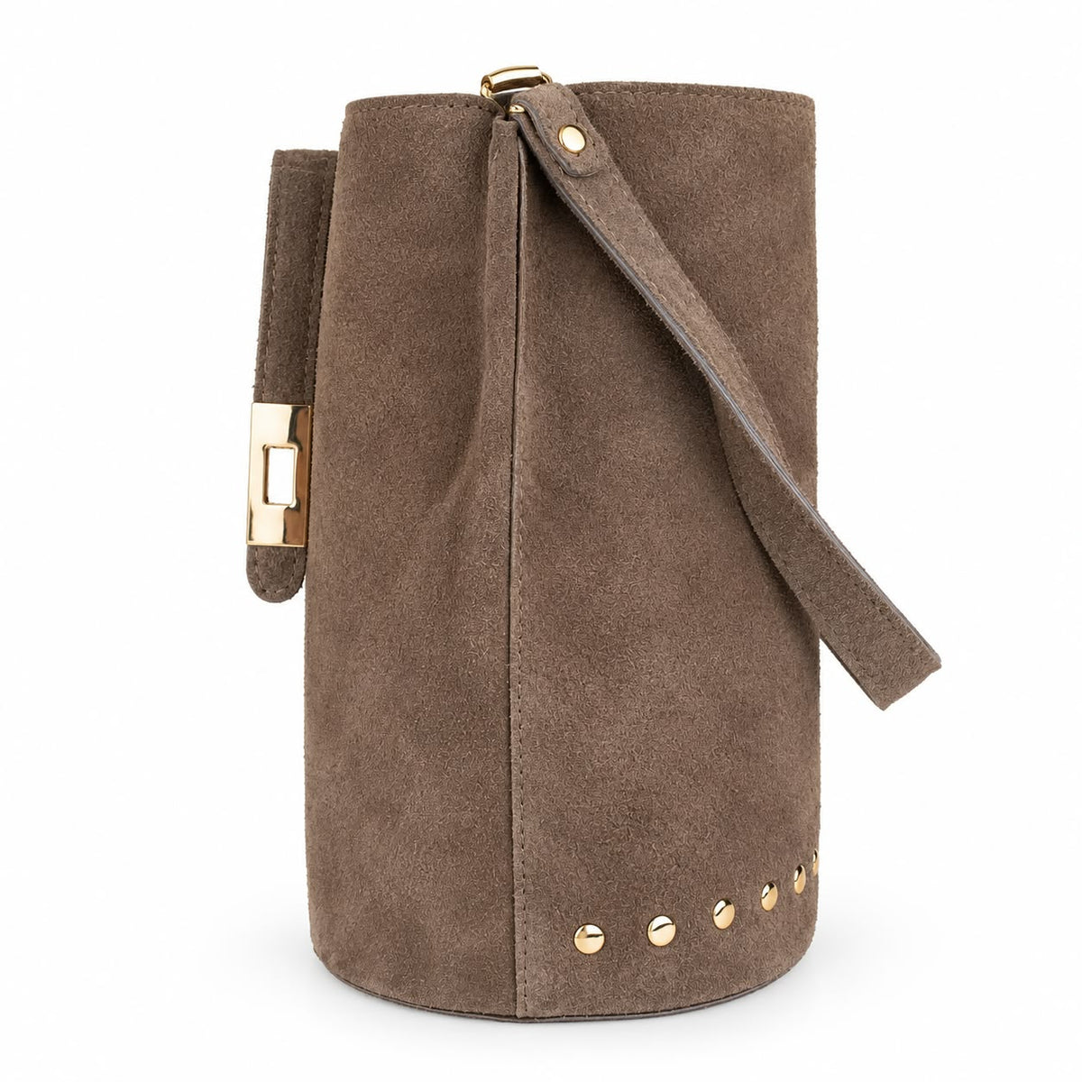 Bolso Siena de ante y tachuelas