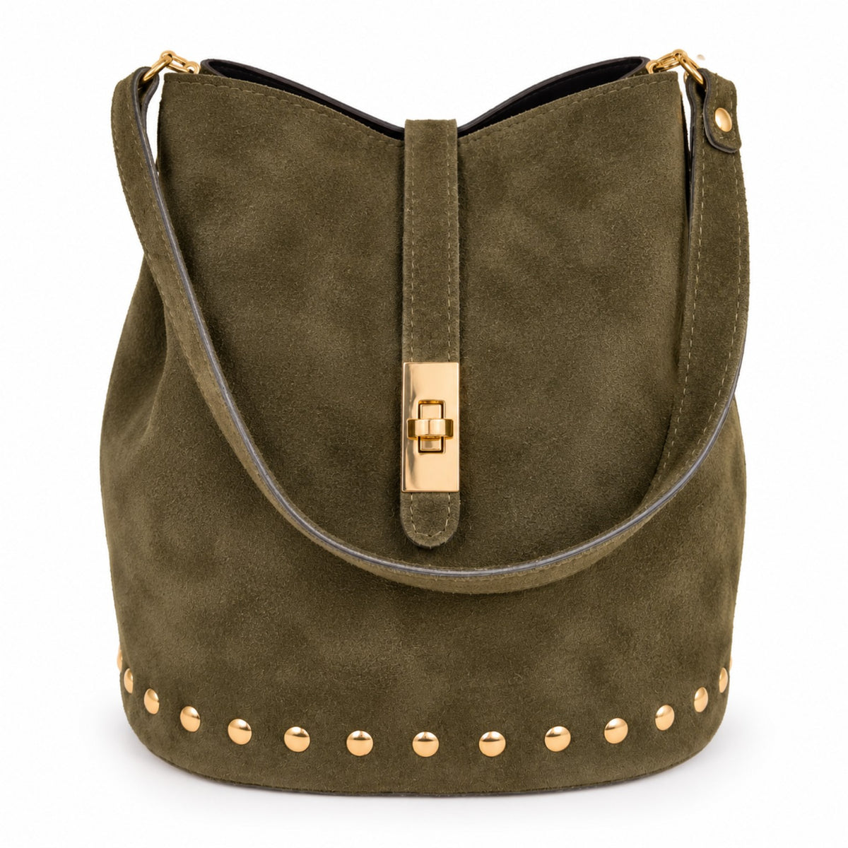 Bolso Siena de ante y tachuelas